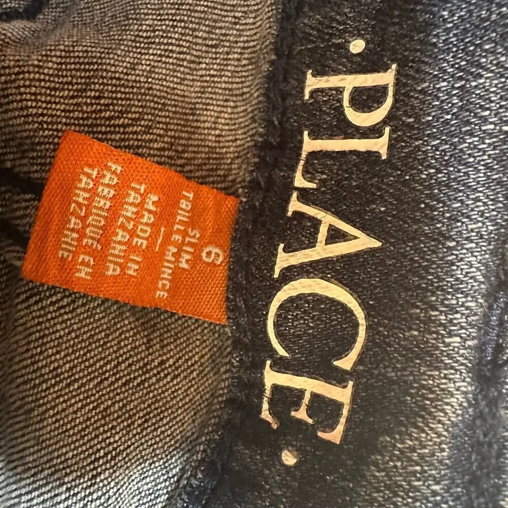 Girls Children's Place Skinny Jeans sz 6 slim adjustable waist jeans